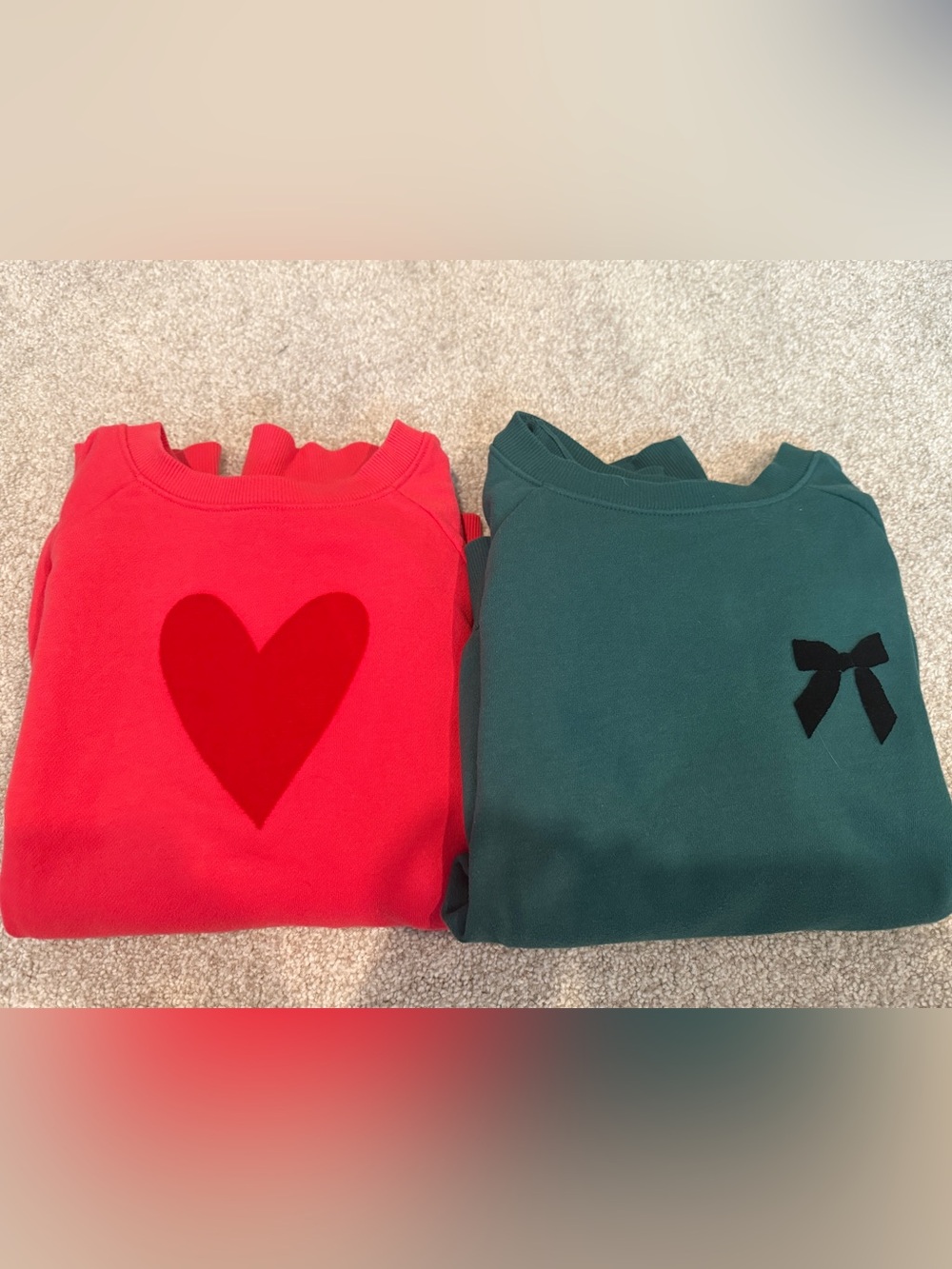 Cat & Jack Holiday Sweatshirts (2)